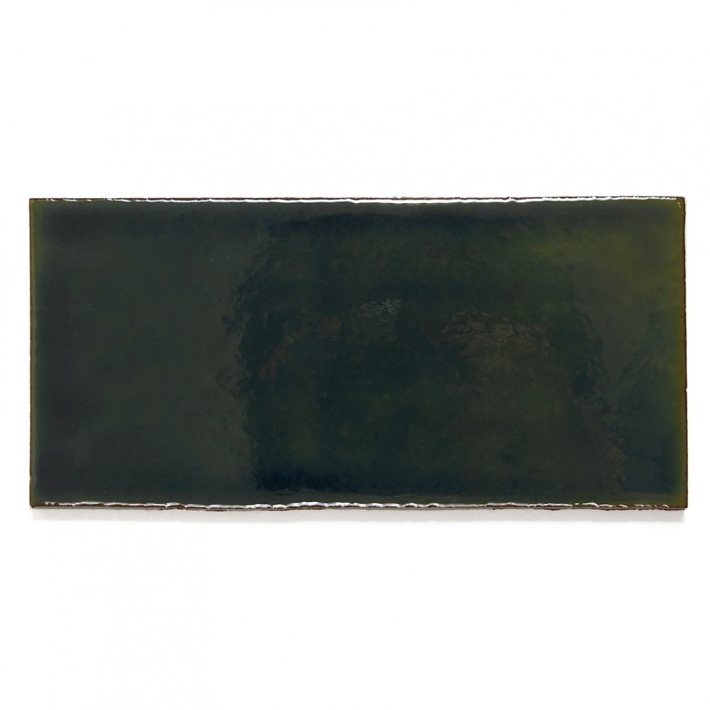 Kraftfliese Rustik Metro, Flaschengrün 10x20