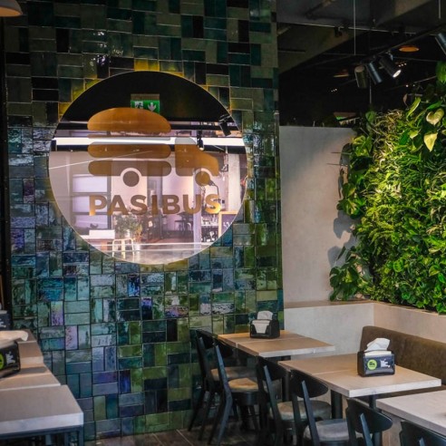 Kraftfliese Rustik Metro, Flaschengrün 10x20