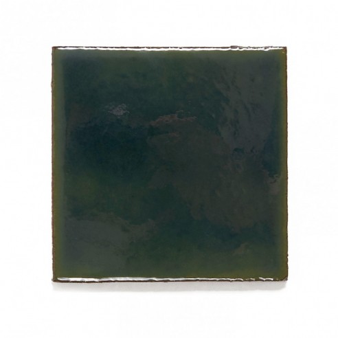 Craftfliese Rustik, Flaschengrün 10x10