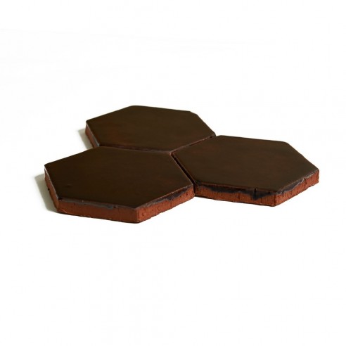 Craftfliese Rustik Bottle Brown Sechseck