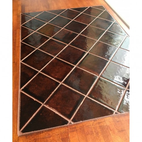 Craftfliese Rustik Bottle Brown 10x10