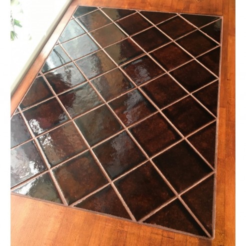 Craftfliese Rustik Bottle Brown 10x10