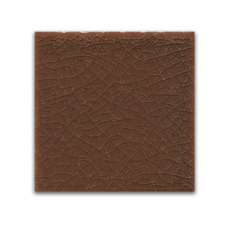 Craftfliese Rustik Transparent Brown Crackle 10x10