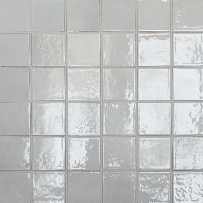 Craftfliese Rustik, Weiß 10x10