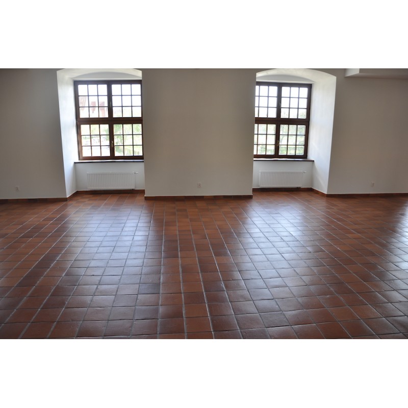 Terracotta COTTO CLASSIC 20x20, Museum in Elbing, Polen