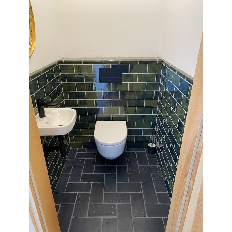 Kraftfliese Rustik Metro, Flaschengrün 10x20