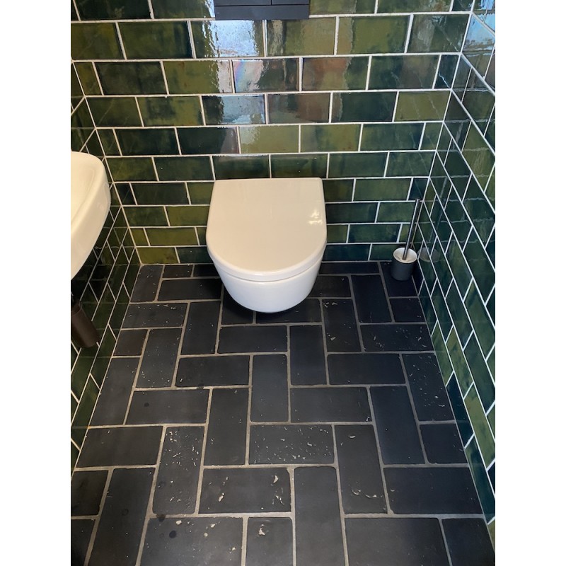 Kraftfliese Rustik Metro, Flaschengrün 10x20