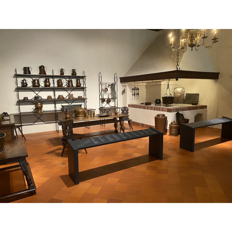 Terracotta COTTO CLASSIC 20x20, Schloss Pieskowa Skala, Polen