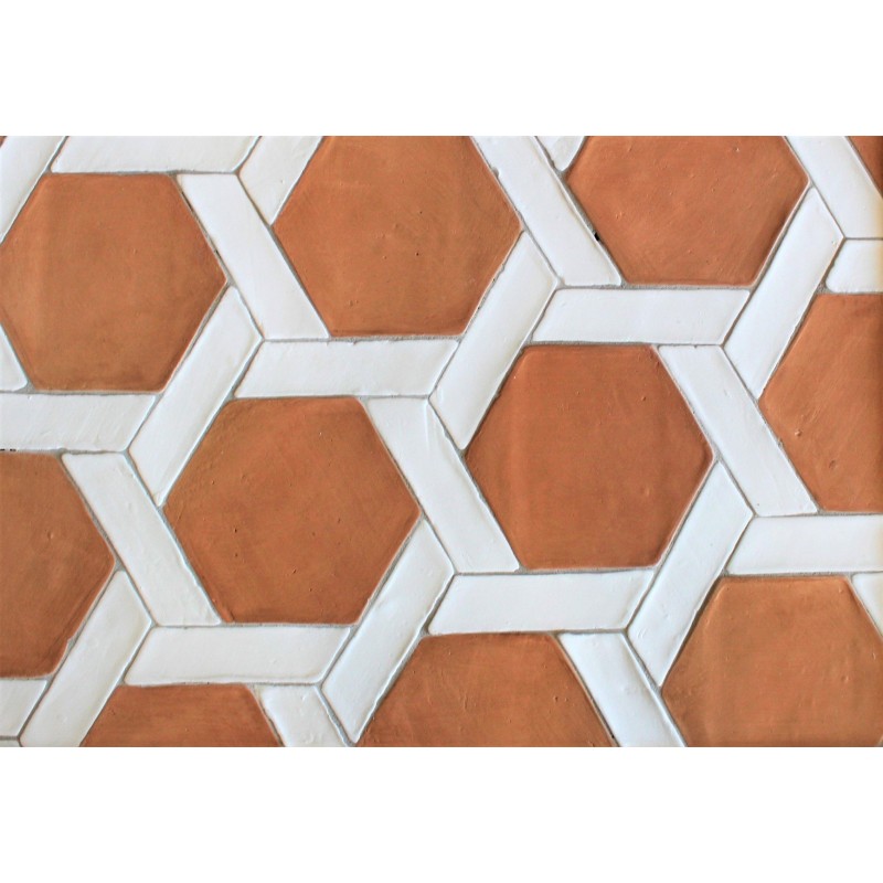 Originale Cotto-Fliesen aus Spanien FIRENZA BIANCO