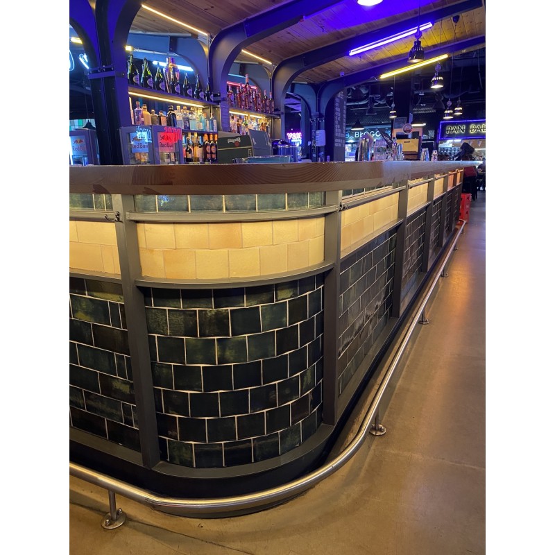 Kraftfliese Rustik Metro, Flaschengrün 10x20