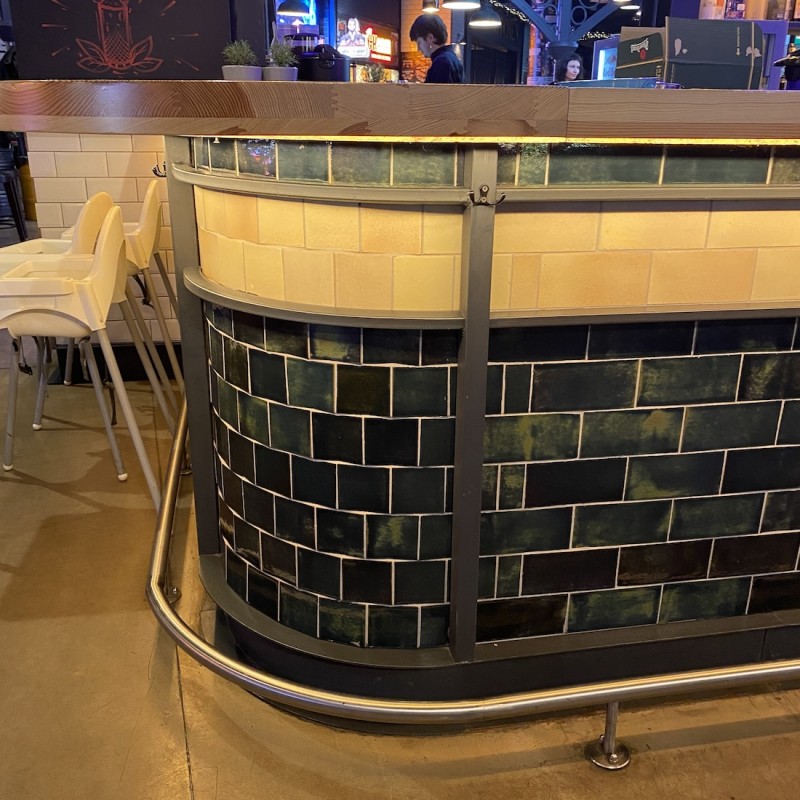 Kraftfliese Rustik Metro, Flaschengrün 10x20