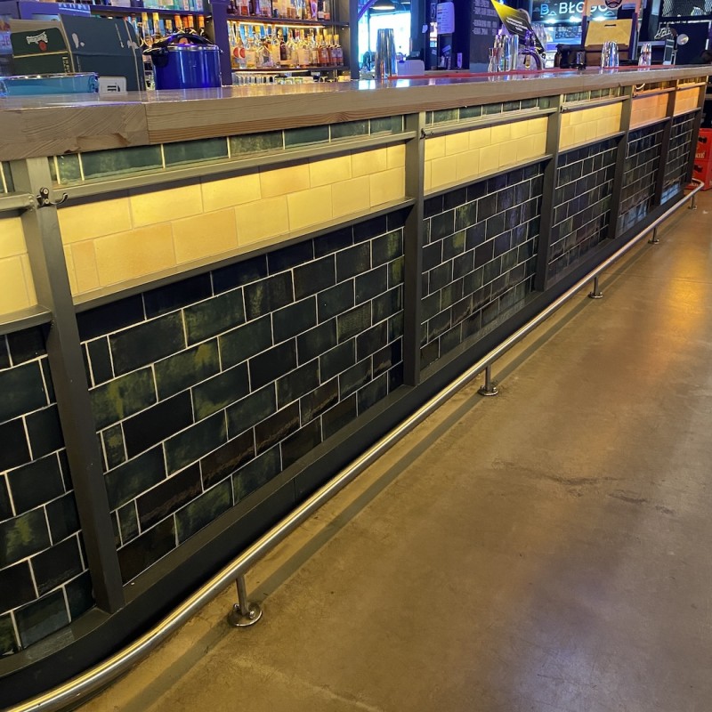 Kraftfliese Rustik Metro, Flaschengrün 10x20