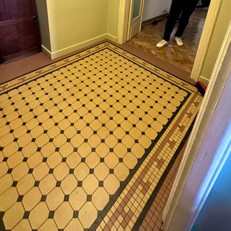 Historisches Bordüren-Mosaik Ecke 02