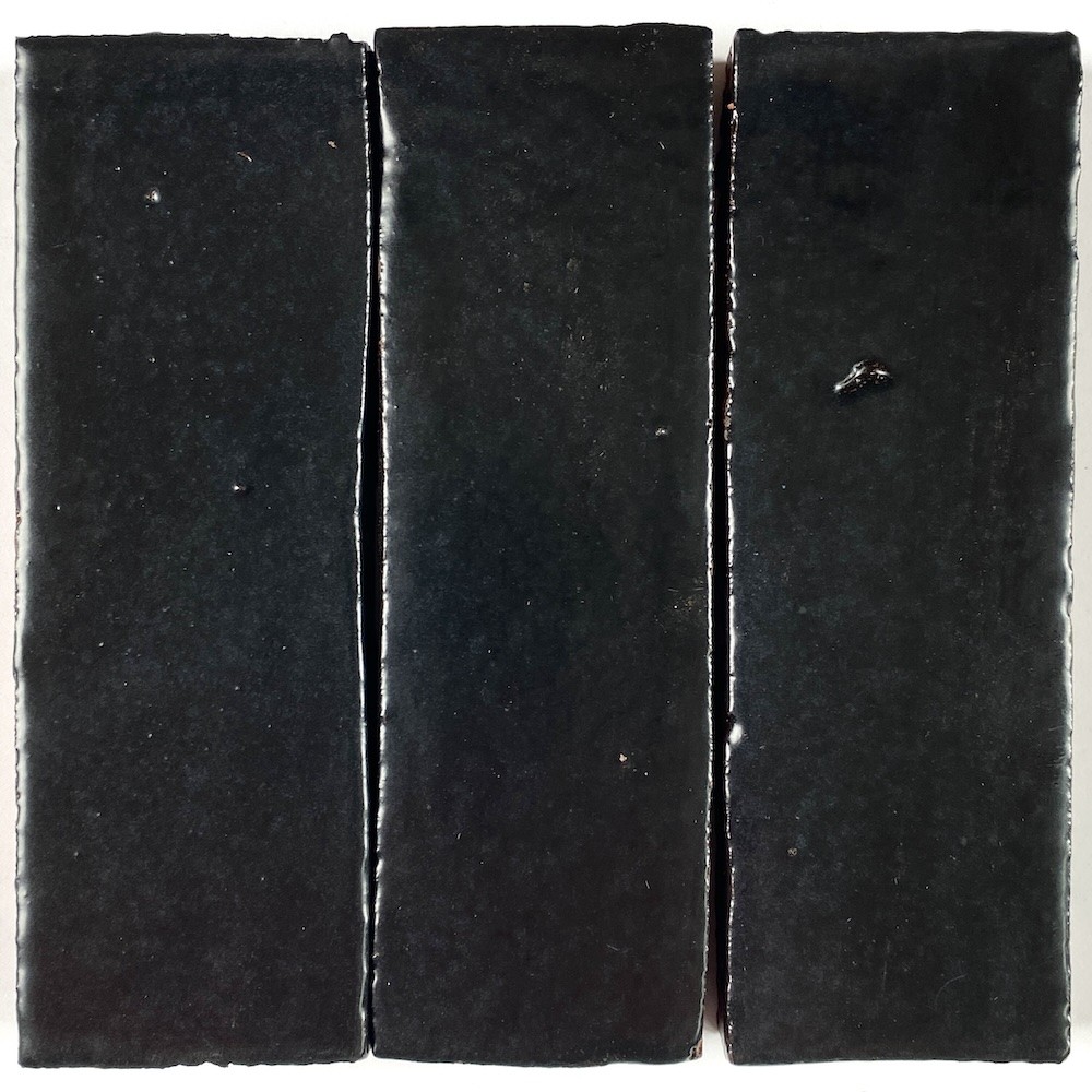 Craftfliese Azulejo, Black Matt 5x15