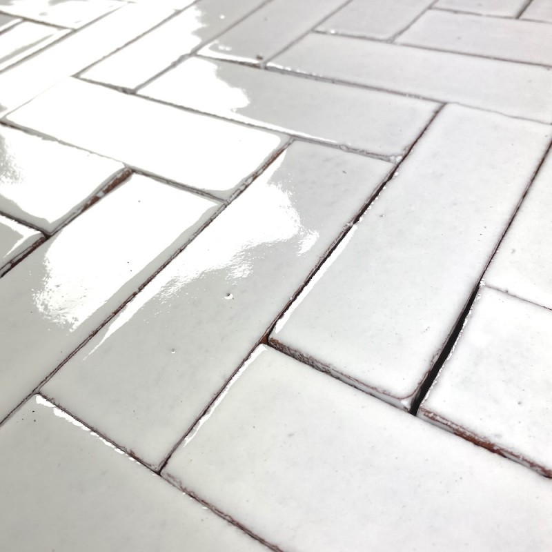 Craftfliese Azulejo, White Snow 5x15