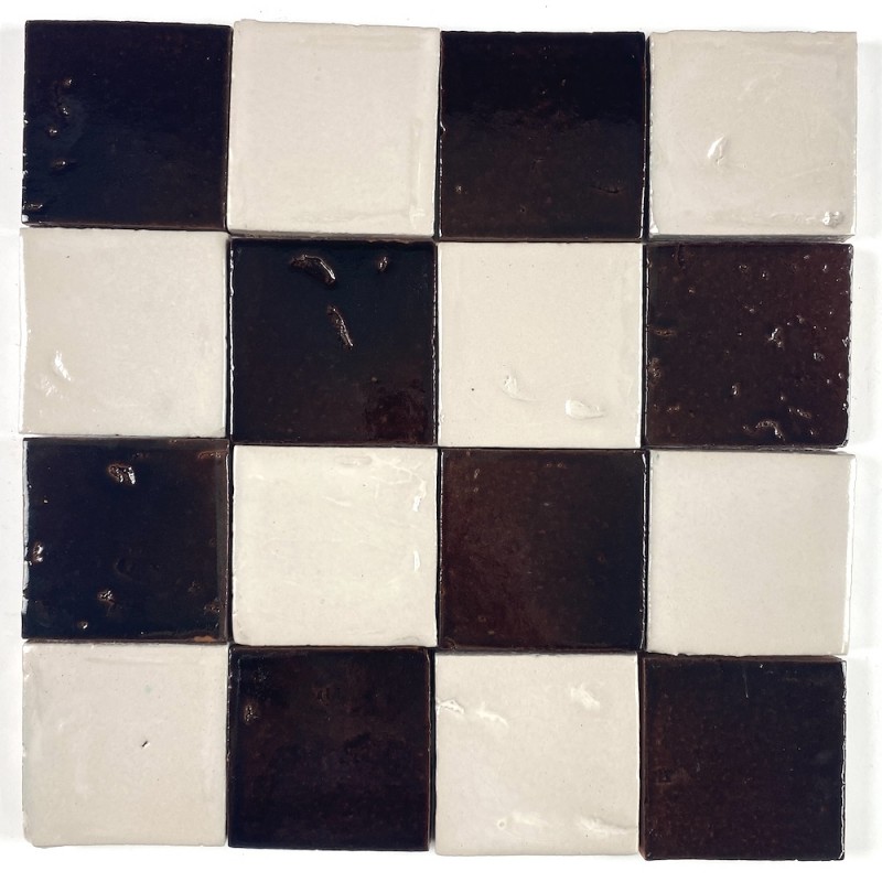 Craftfliese Azulejo, Beige Matt 10x10 + Bottle Brown