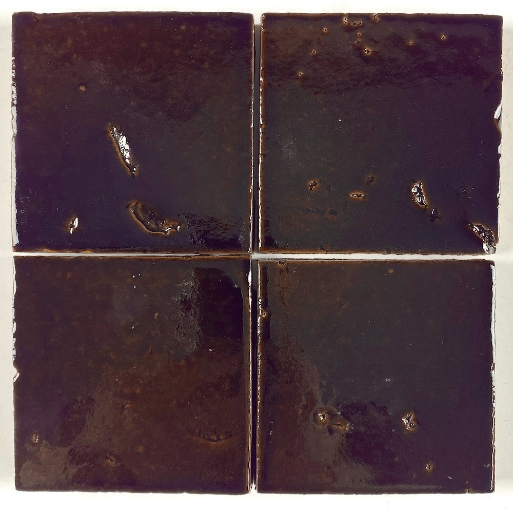 Craftfliese Azulejo, Bottle Brown 10x10