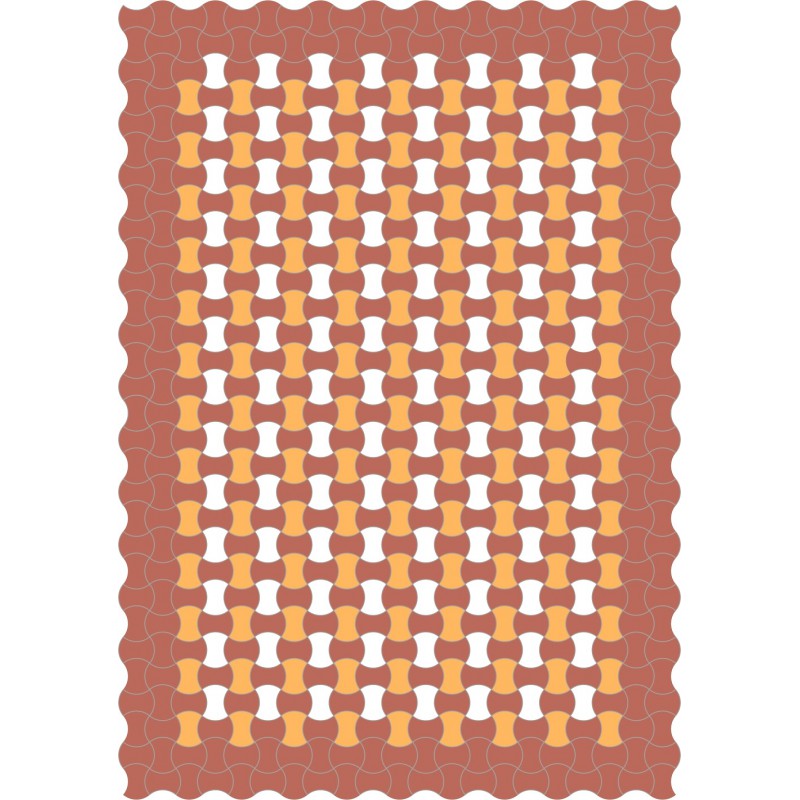 Korsetts Mosaikfliesen