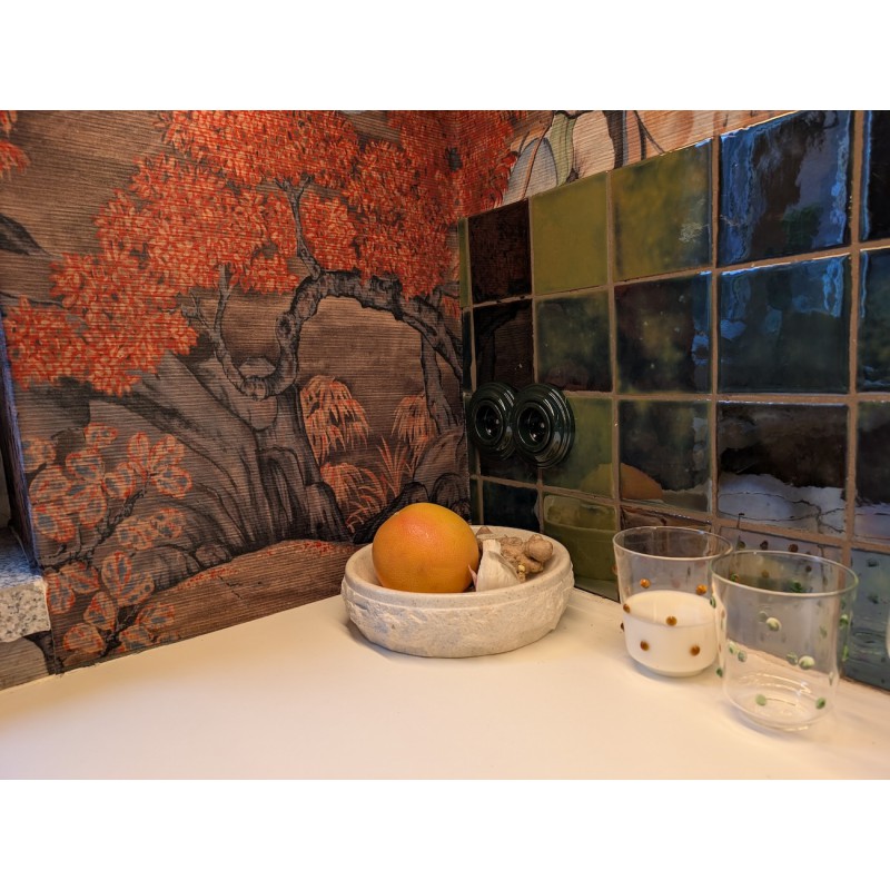 Craftfliese Rustik, Flaschengrün 10x10