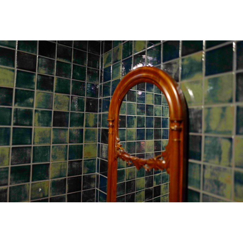 Craftfliese Rustik, Flaschengrün 10x10