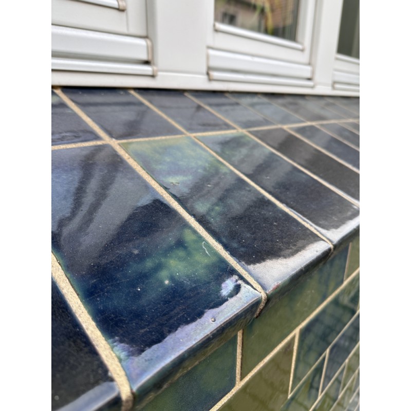 Kraftfliese Rustik Metro, Flaschengrün 10x20