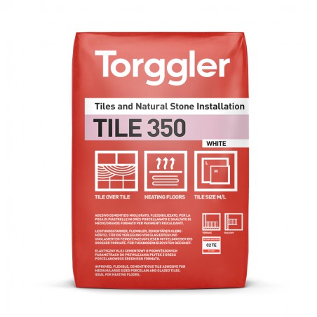TILE 350 Weiß – Hochleistungs-Fliesenkleber für Zementfliesen & Terrakotta