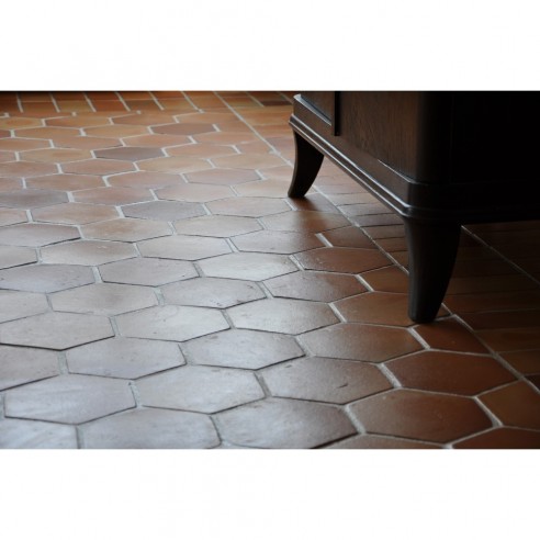 Terracotta COTTO CLASSIC HEXAGON, Wohnzimmer