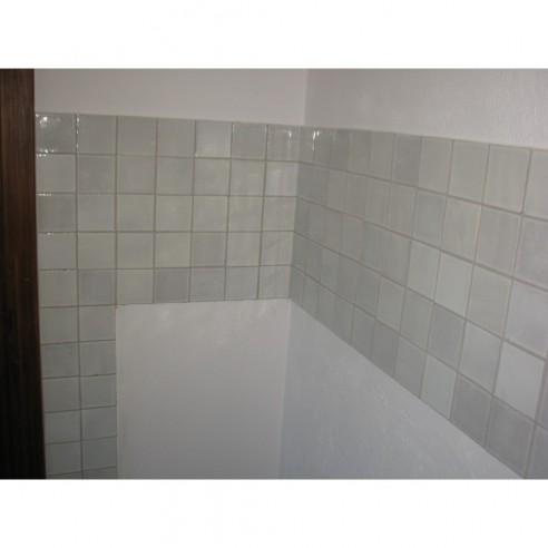 Craftfliese Rustik, Weiß 10x10