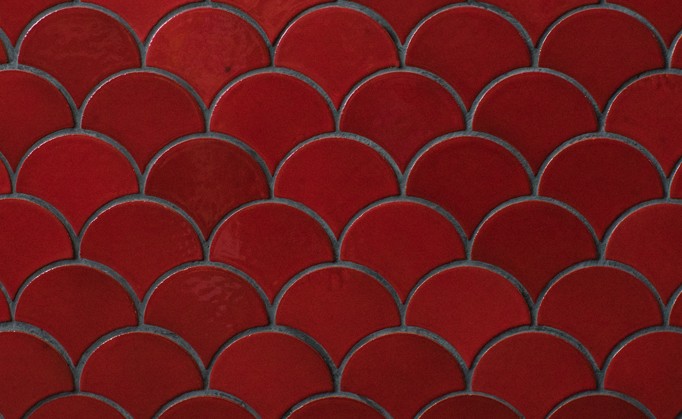 Glasierte Keramikfliesen